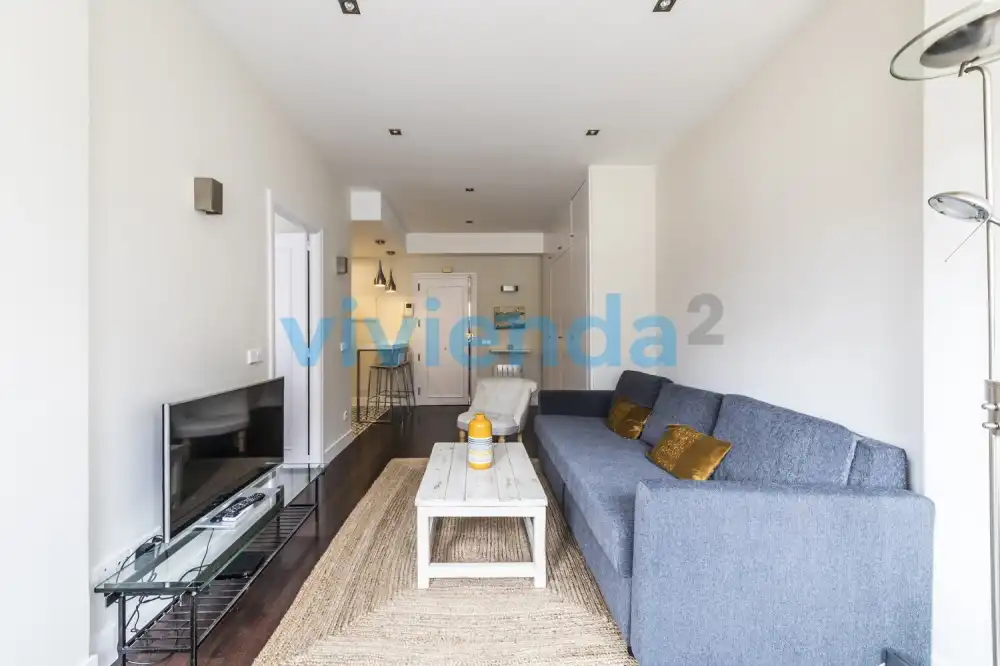 Wohnzimmer von Wohnung zur Miete in Madrid mit Klimaanlage und Heizung