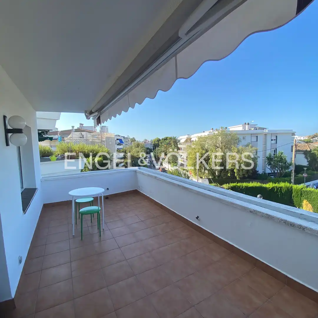 Terrasse von Wohnung zur Miete in Sitges mit Klimaanlage, Heizung und Terrasse
