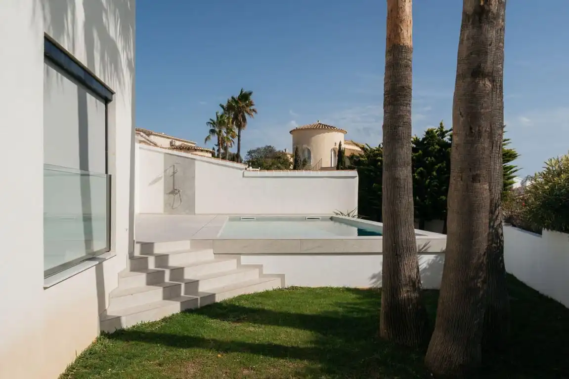 Piscina de Casa o chalet en venta en Benitachell / El Poble Nou de Benitatxell con Aire acondicionado, Jardín privado y Terraza