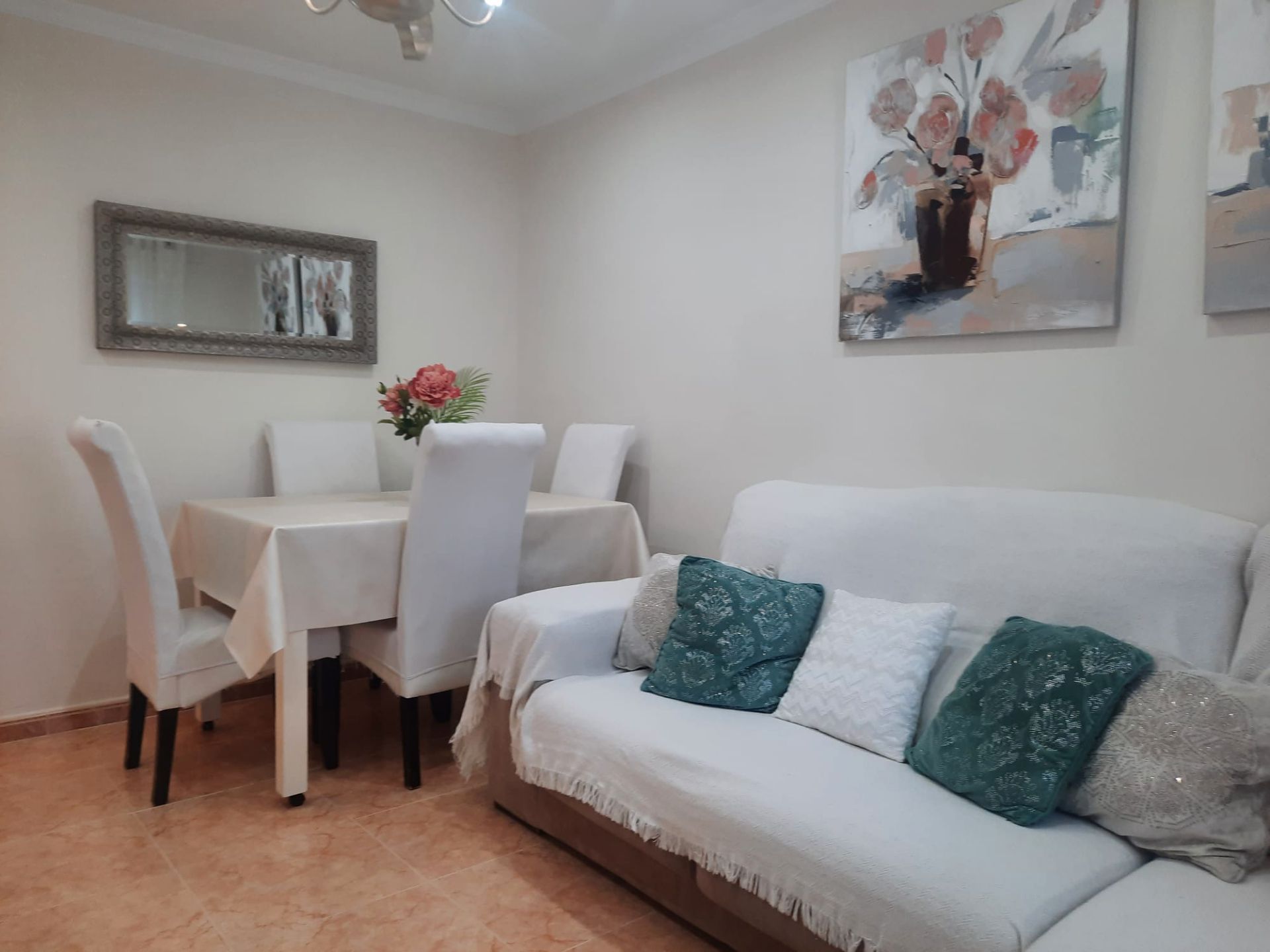 Dining room of Flat for rent in  Melilla Capital  with Air Conditioner, Heating and Parquet flooring