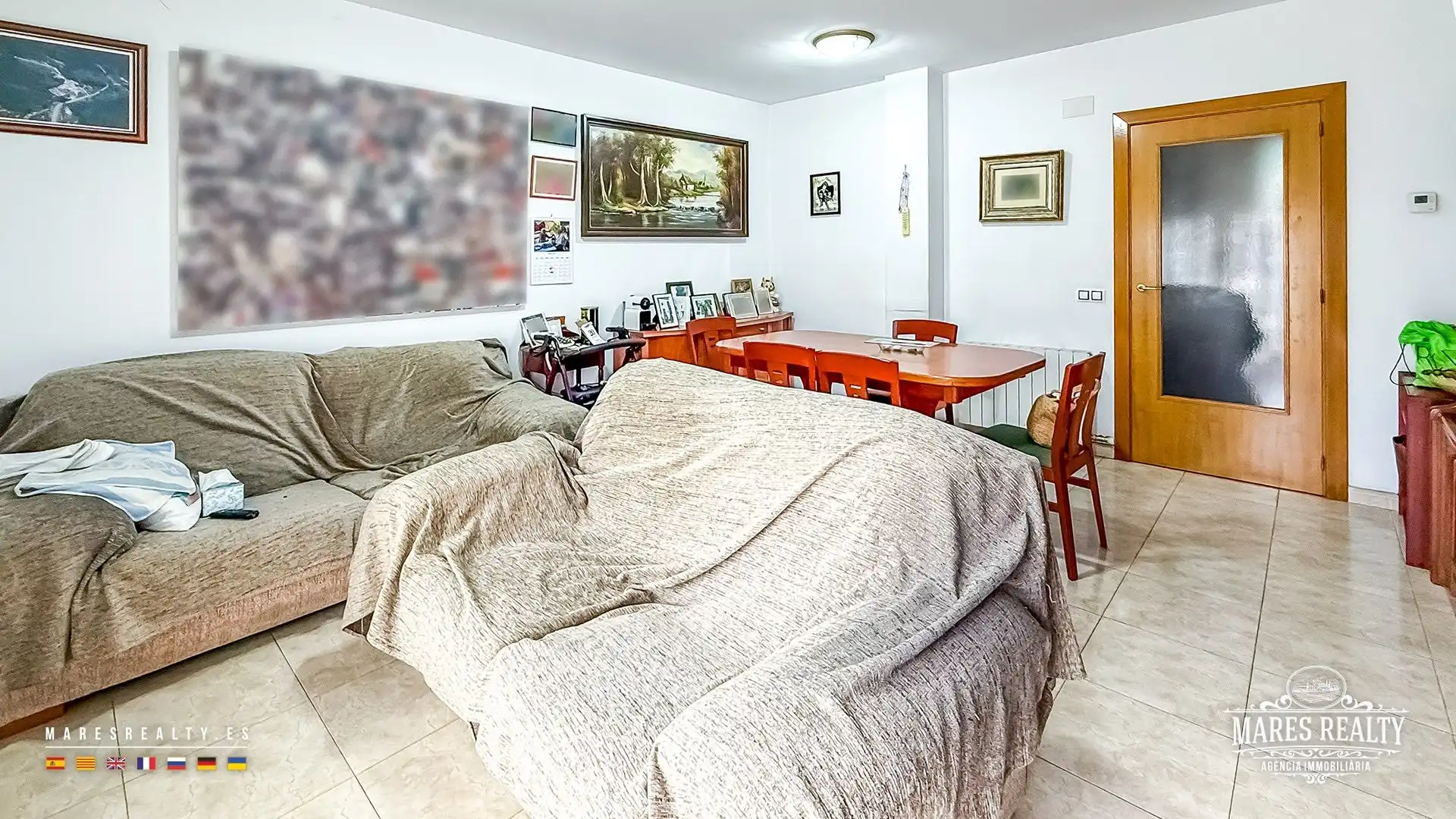 Sala de estar de Piso en venta en Lloret de Mar con Terraza y Amueblado