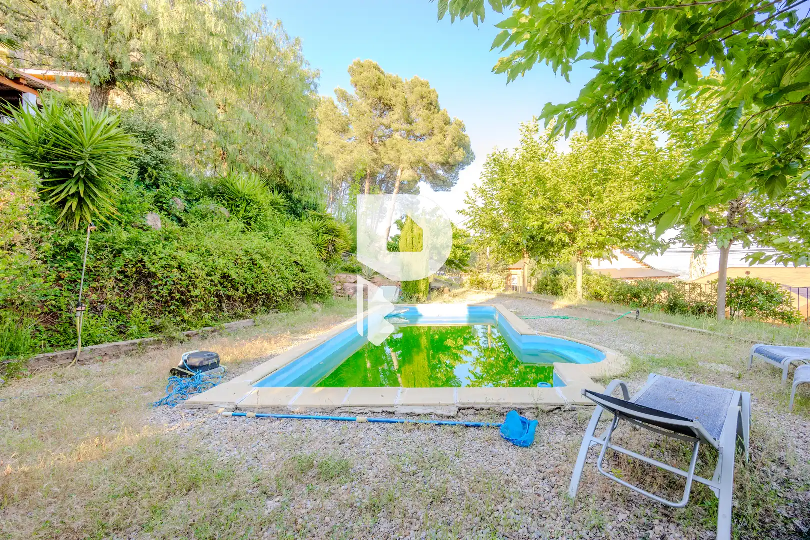Swimming pool of Houses for sale in Pallejà  with Air Conditioner, Heating and Private garden