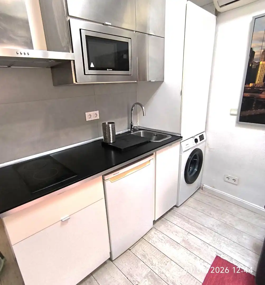 Küche von Wohnung zur Miete in Madrid mit Klimaanlage, Heizung und Möbliert