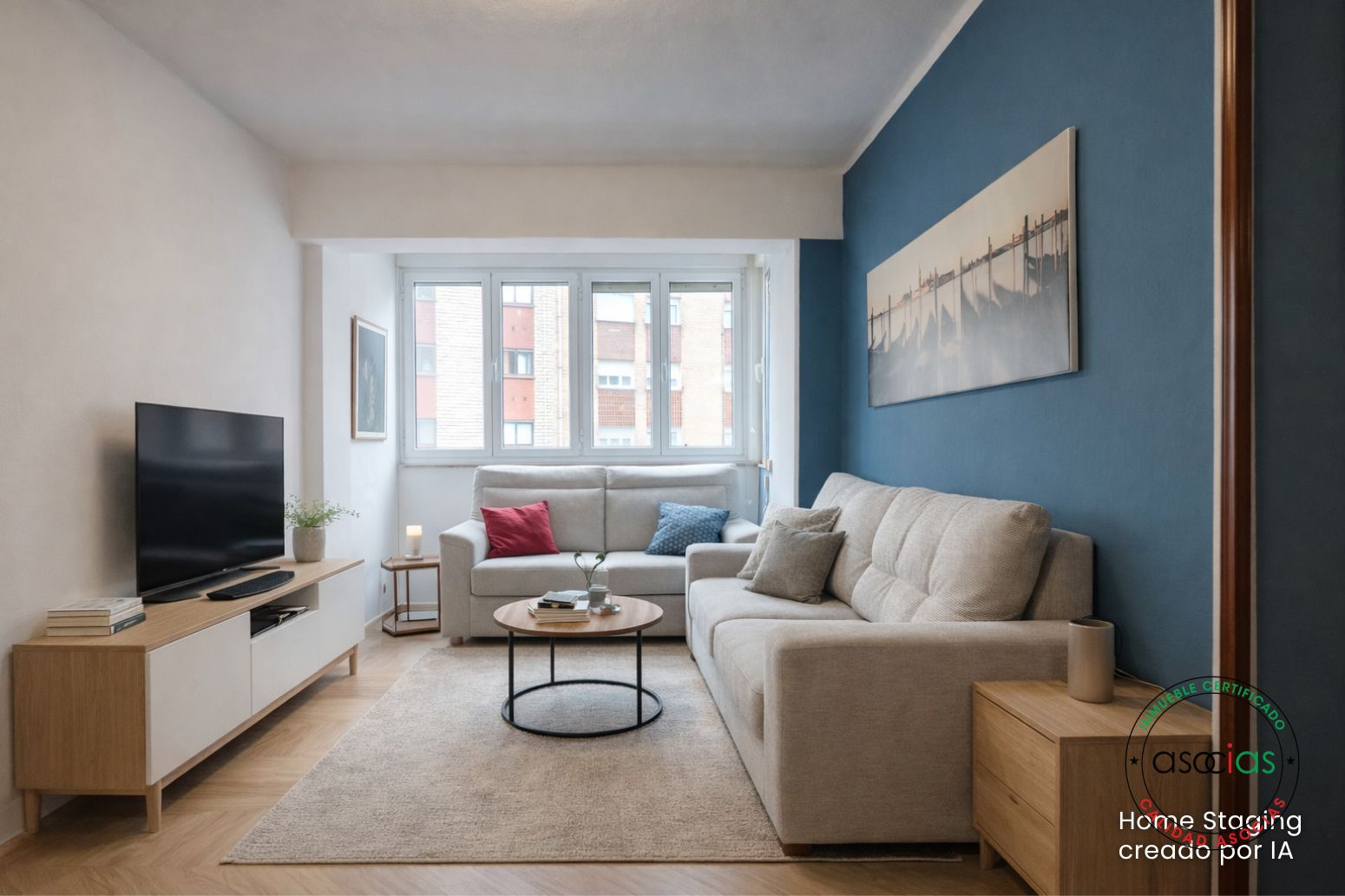 Living room of Flat for sale in Gijón   with Heating