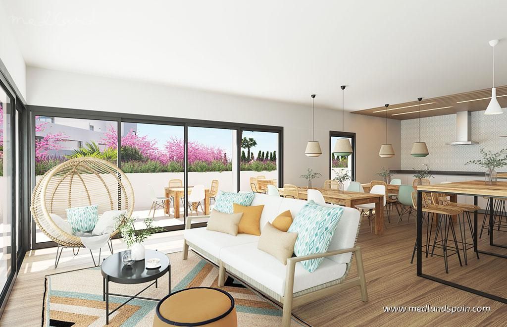 Bedroom of Apartment for sale in Estepona  with Air Conditioner, Heating and Terrace