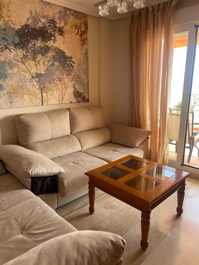 Sala de estar de Piso en venta en Benalmádena con Aire acondicionado, Terraza y Trastero