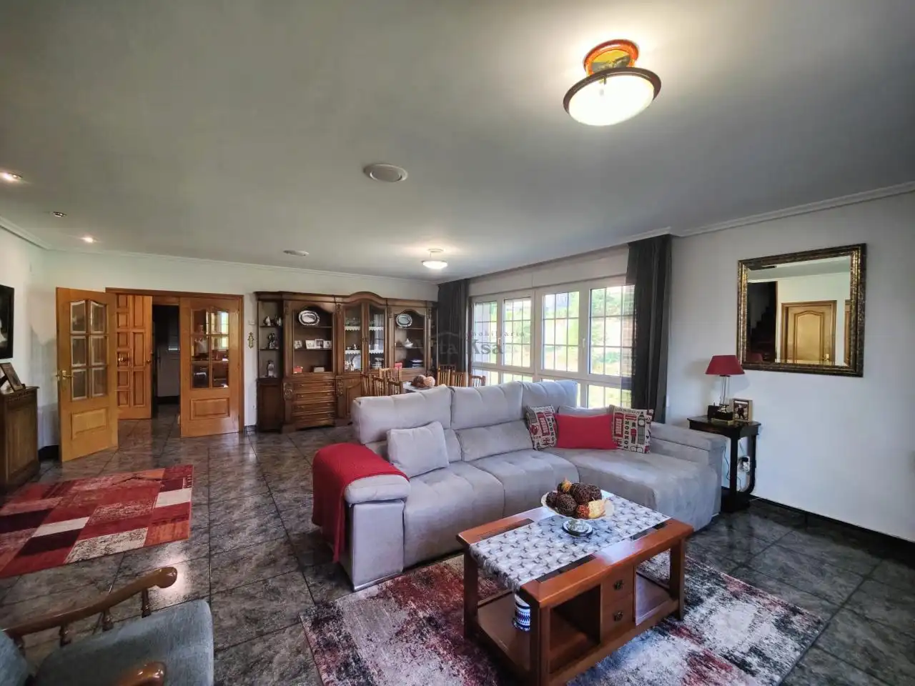 Living room of Houses for sale in Ourense Capital   with Heating, Private garden and Swimming Pool