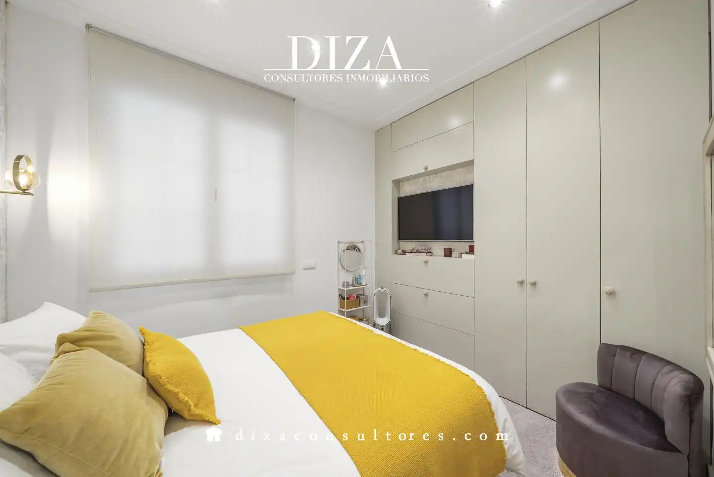Schlafzimmer von Wohnung zum Verkauf in Madrid mit Klimaanlage, Heizung und Balkon