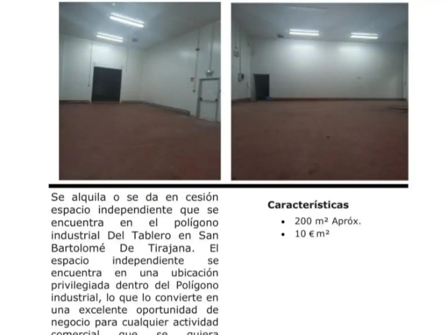 Fabrikhallen zur Miete in San Bartolomé de Tirajana