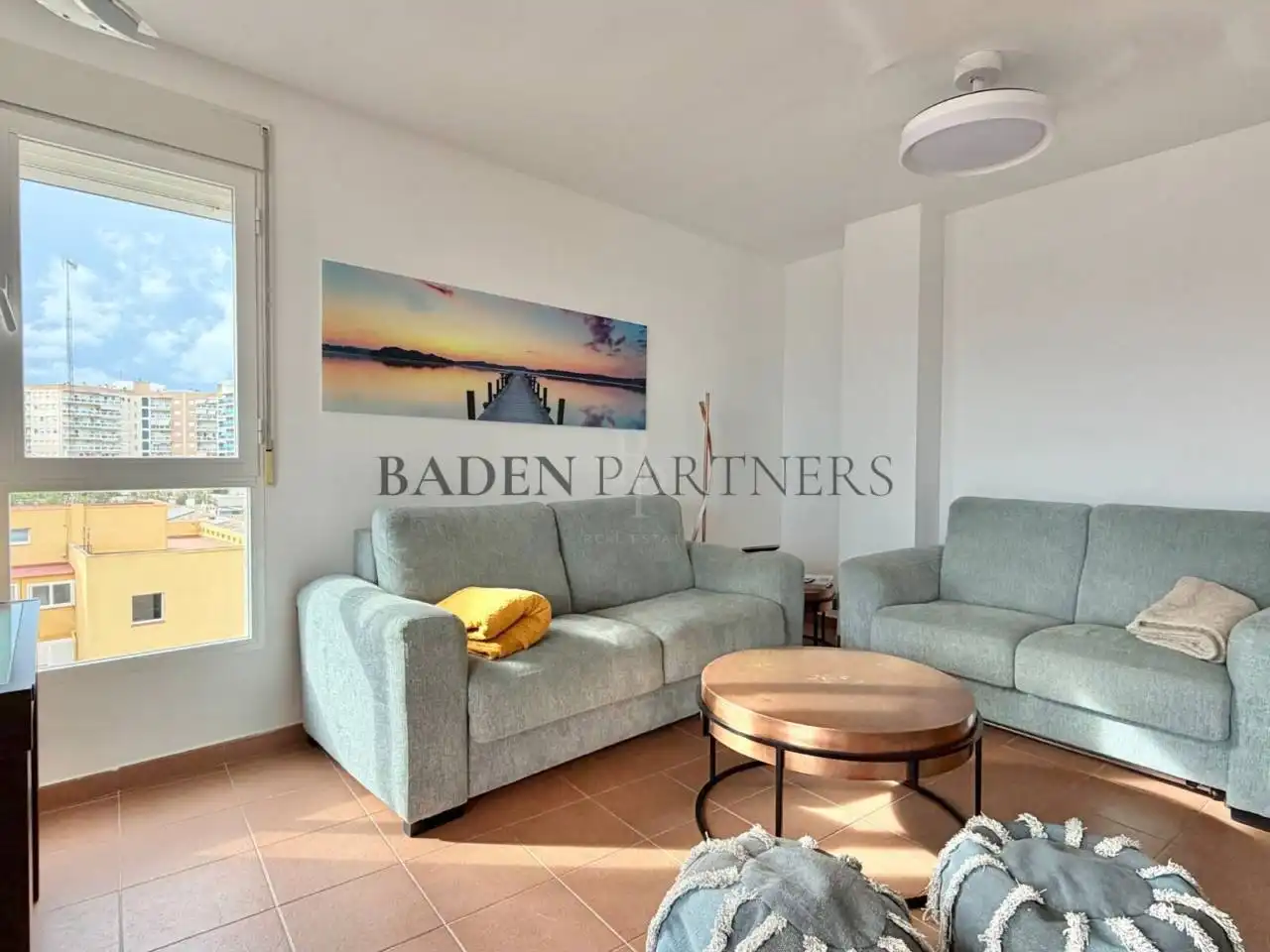 Wohnzimmer von Wohnung zur Miete in Vinaròs mit Klimaanlage, Möbliert und Balkon