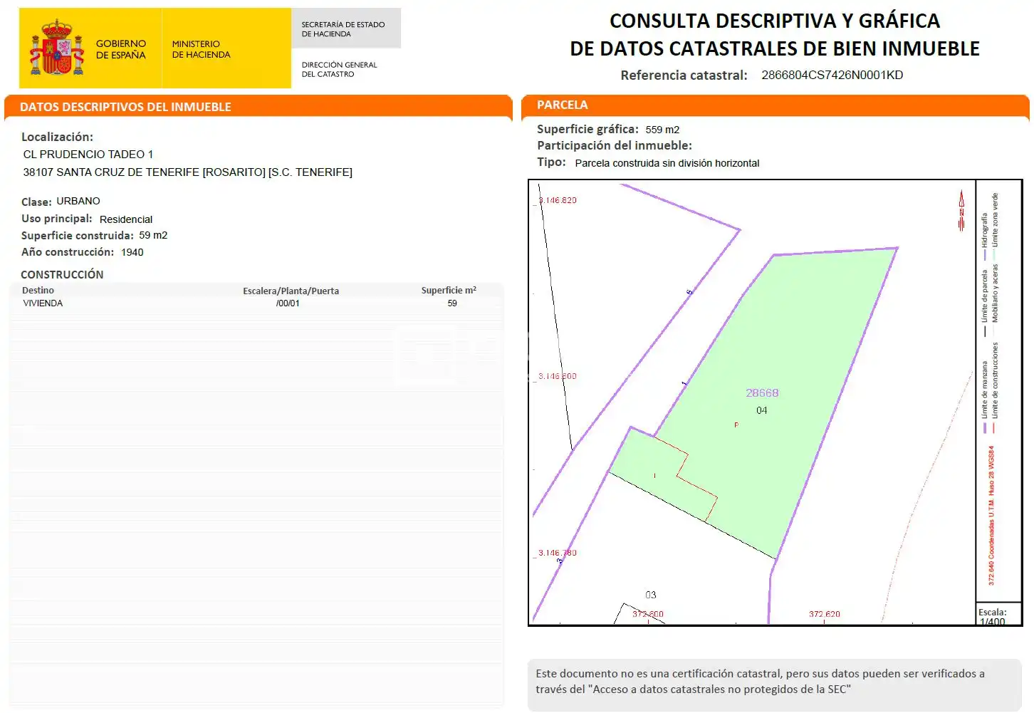 Houses for sale in Santa Cruz de Tenerife