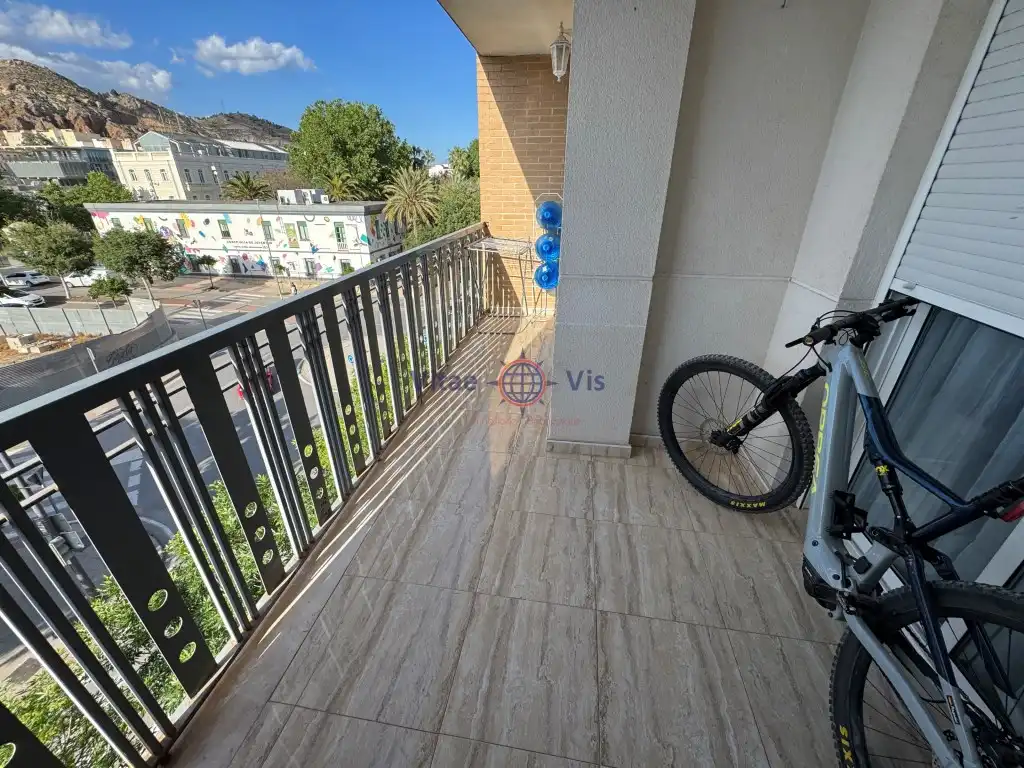 Balcony of Flat for sale in Lorca  with Furnished, Balcony and Community pool