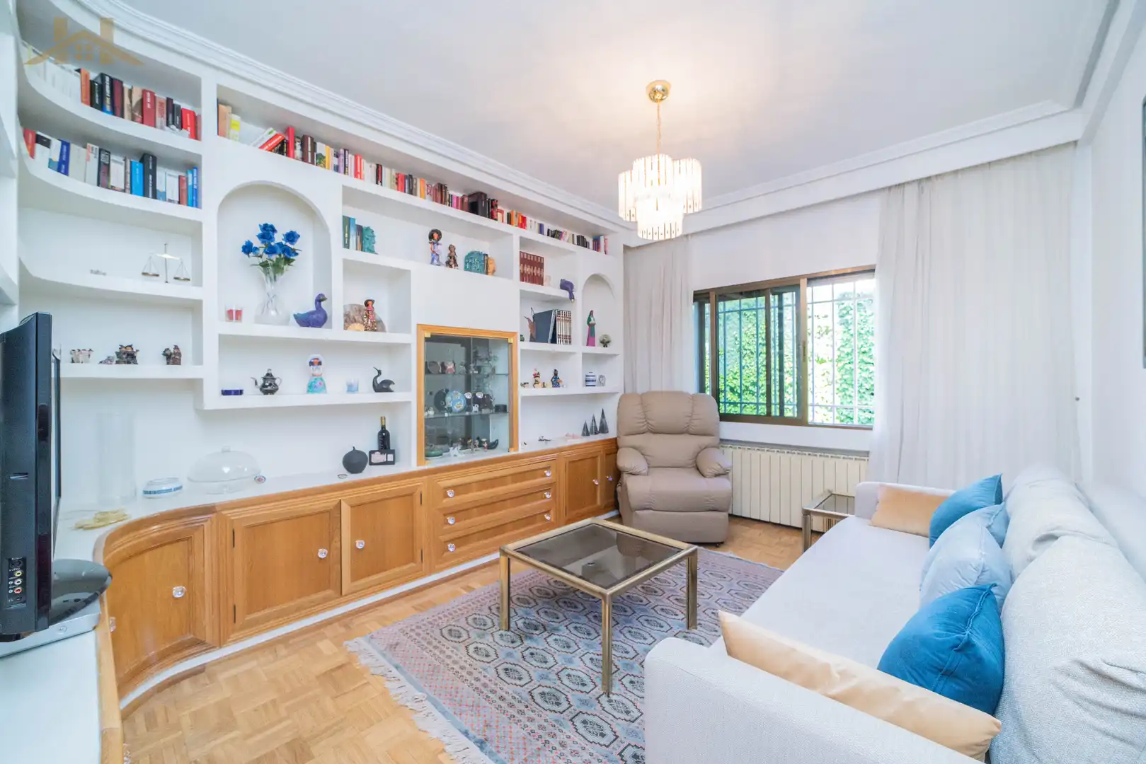 Living room of Houses for sale in Villaviciosa de Odón  with Heating, Private garden and Terrace