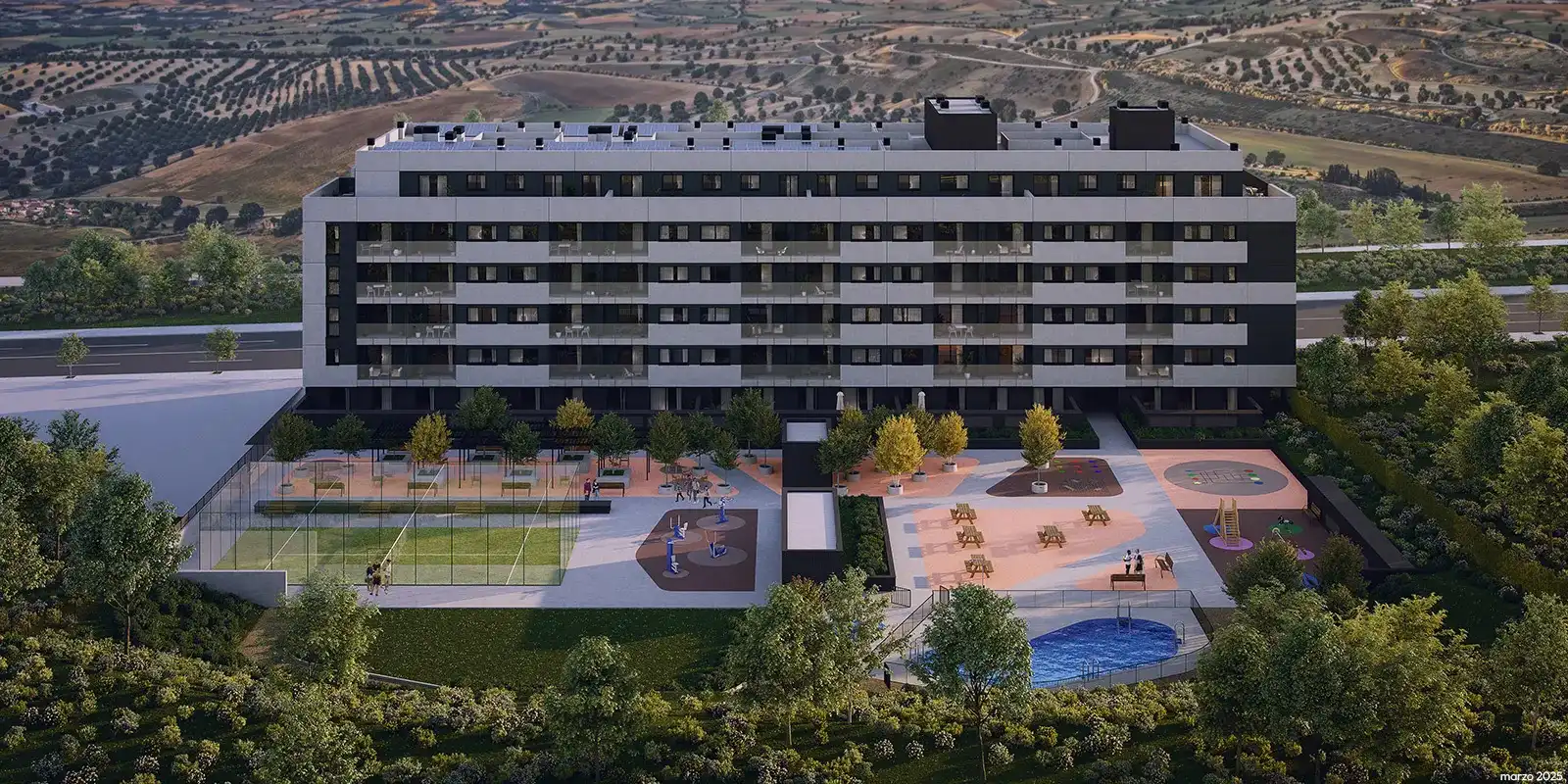 Außenansicht von Erdgeschoss zum Verkauf in Guadalajara mit Heizung, Terrasse und Abstellraum
