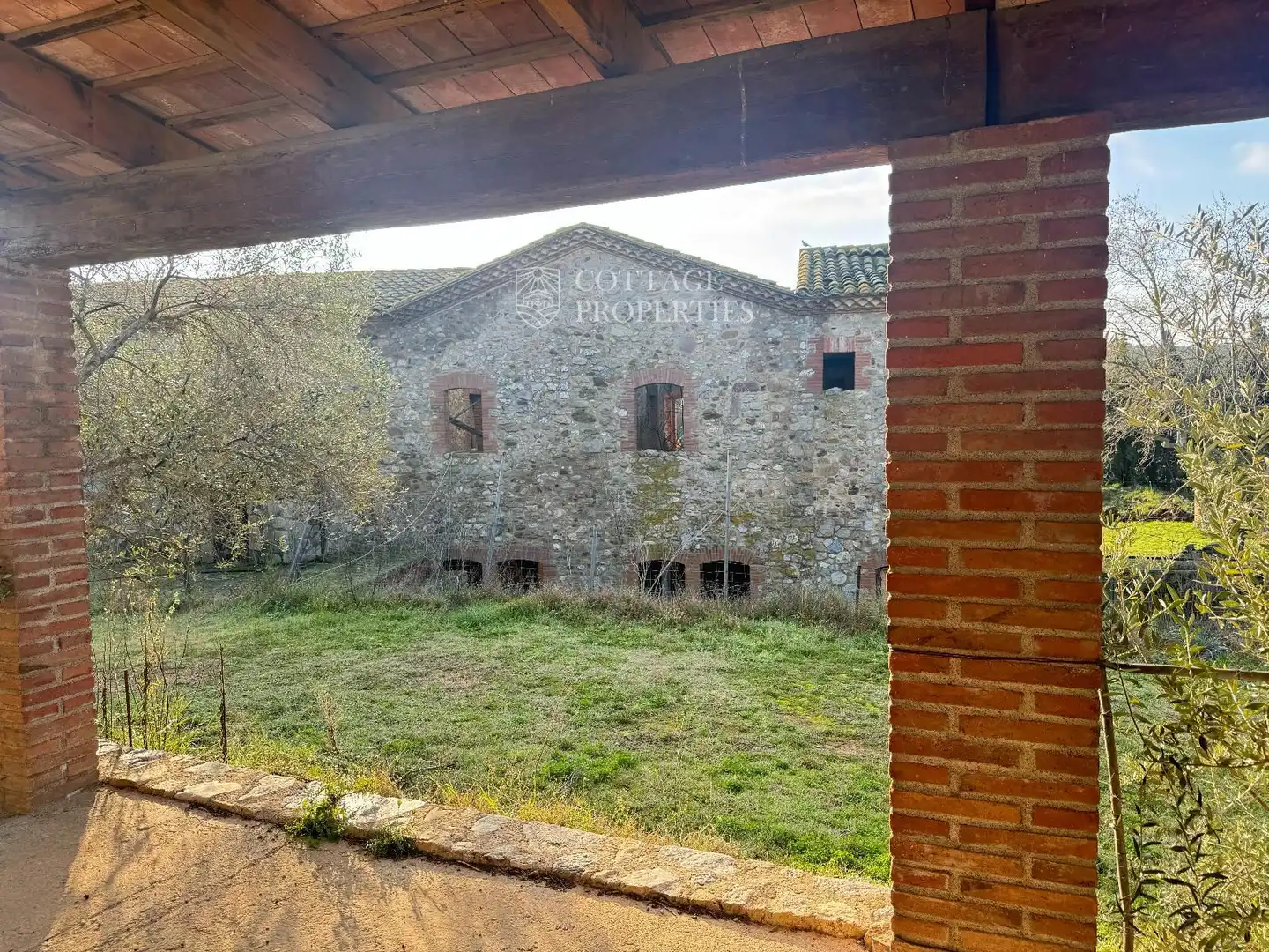 Vista exterior de Finca rústica en venta en Darnius
