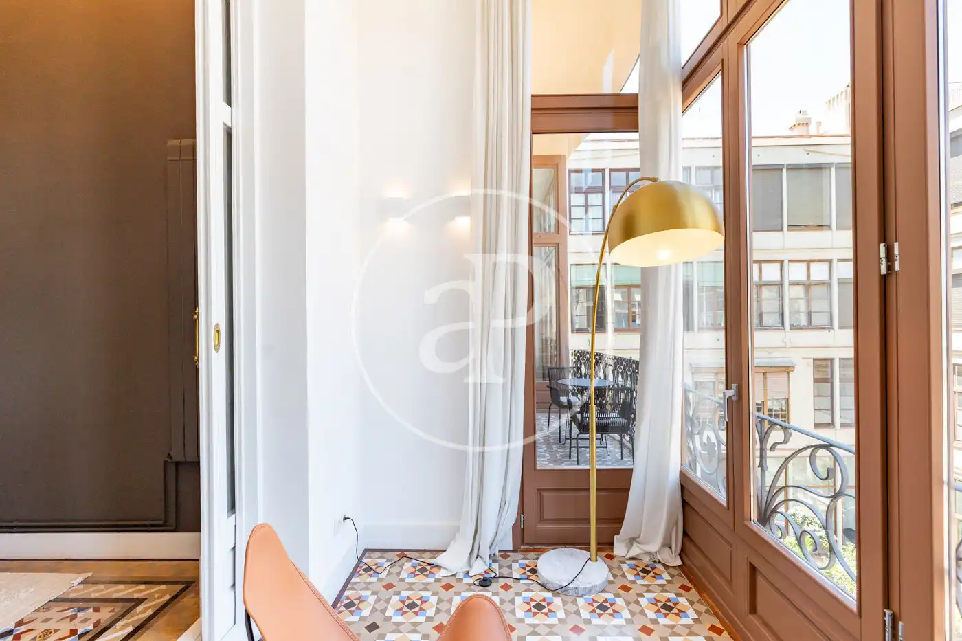 Schlafzimmer von Wohnung zur Miete in Barcelona mit Klimaanlage, Heizung und Möbliert