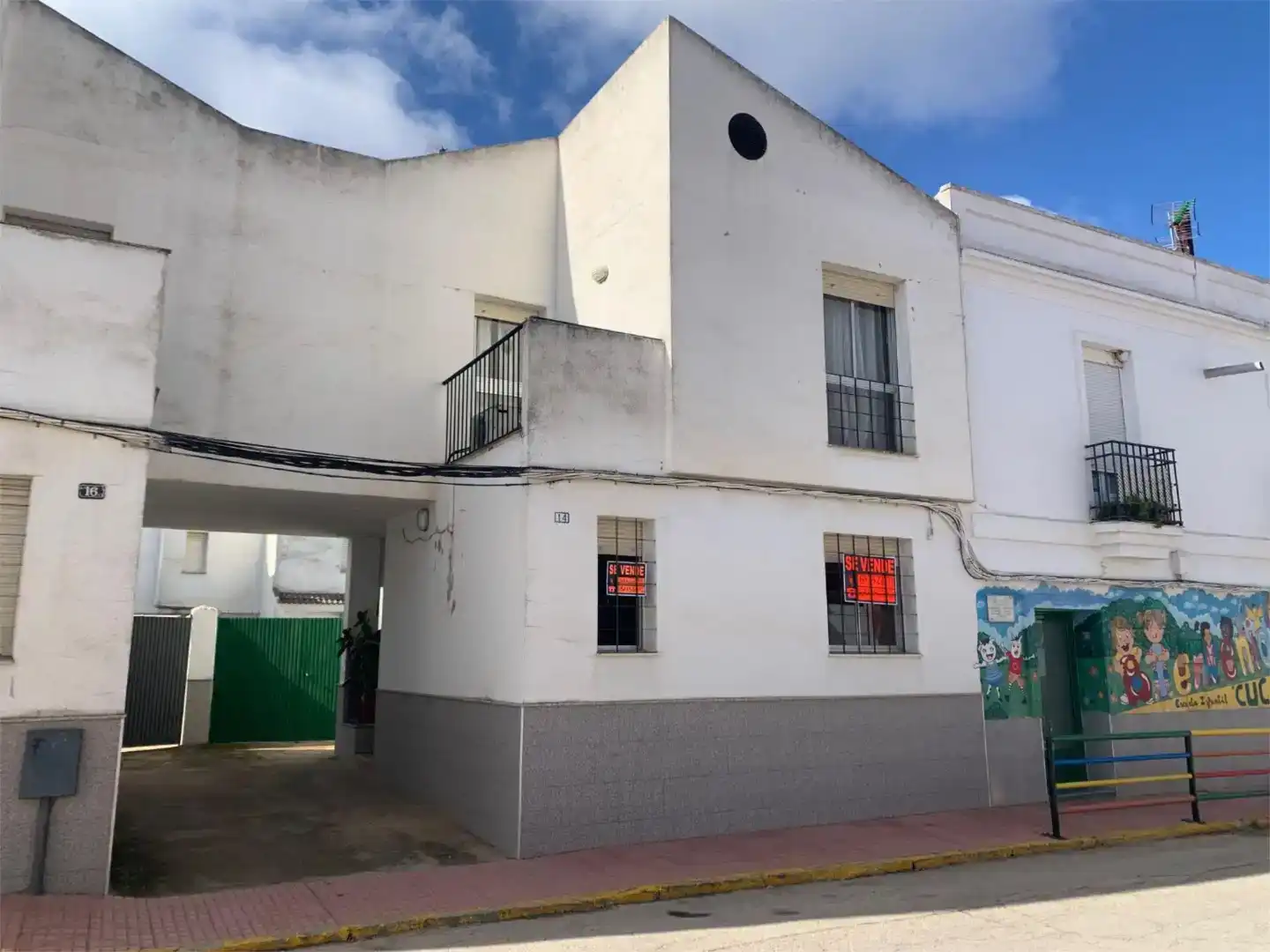Vista exterior de Piso en venta en Granja de Torrehermosa, Badajoz