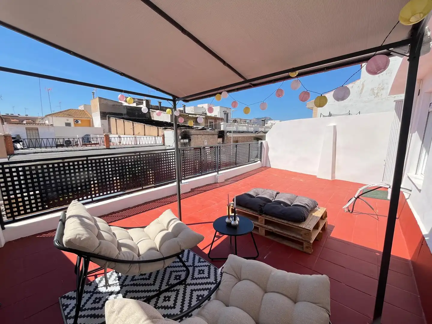 Terraza de Casa adosada en venta en Cartagena con Parquet, Terraza y Trastero