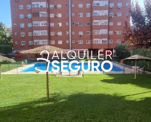 Exterior view of Flat to rent in  Madrid Capital  with Air Conditioner