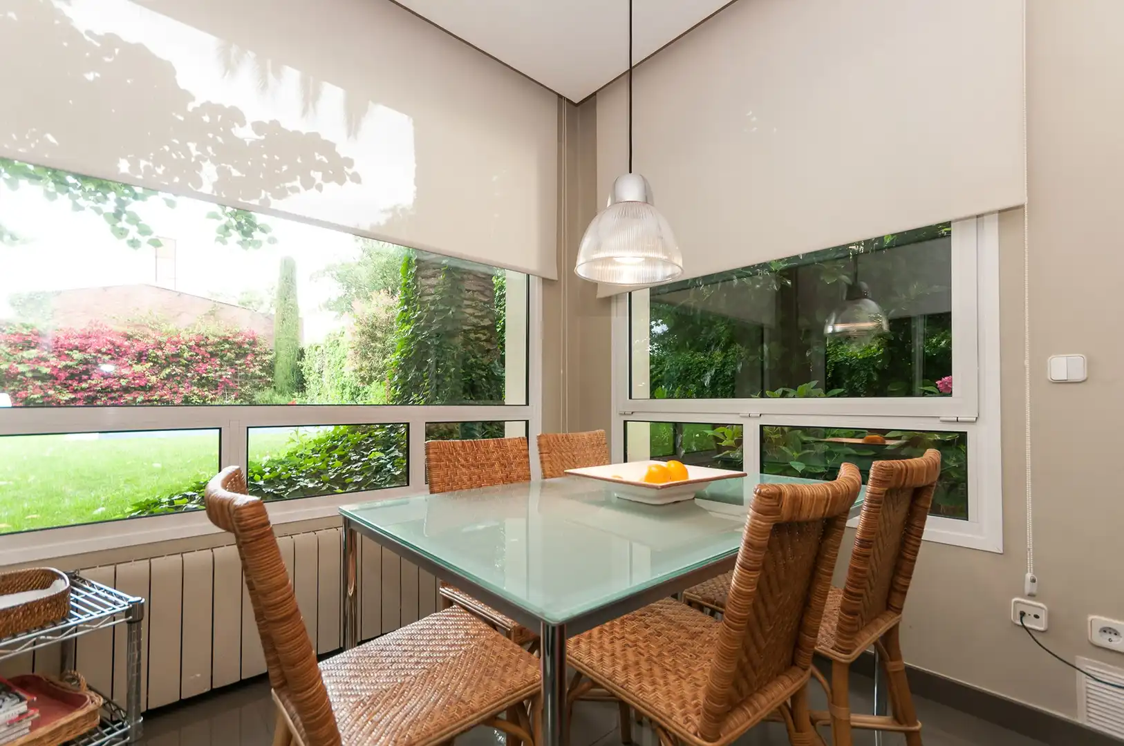 Dining room of Houses for rent in Sant Just Desvern  with Air Conditioner, Heating and Terrace