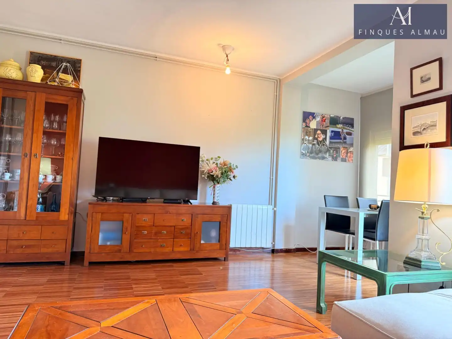 Sala de estar de Piso en venta en Barcelona con Aire acondicionado, Calefacción y Parquet
