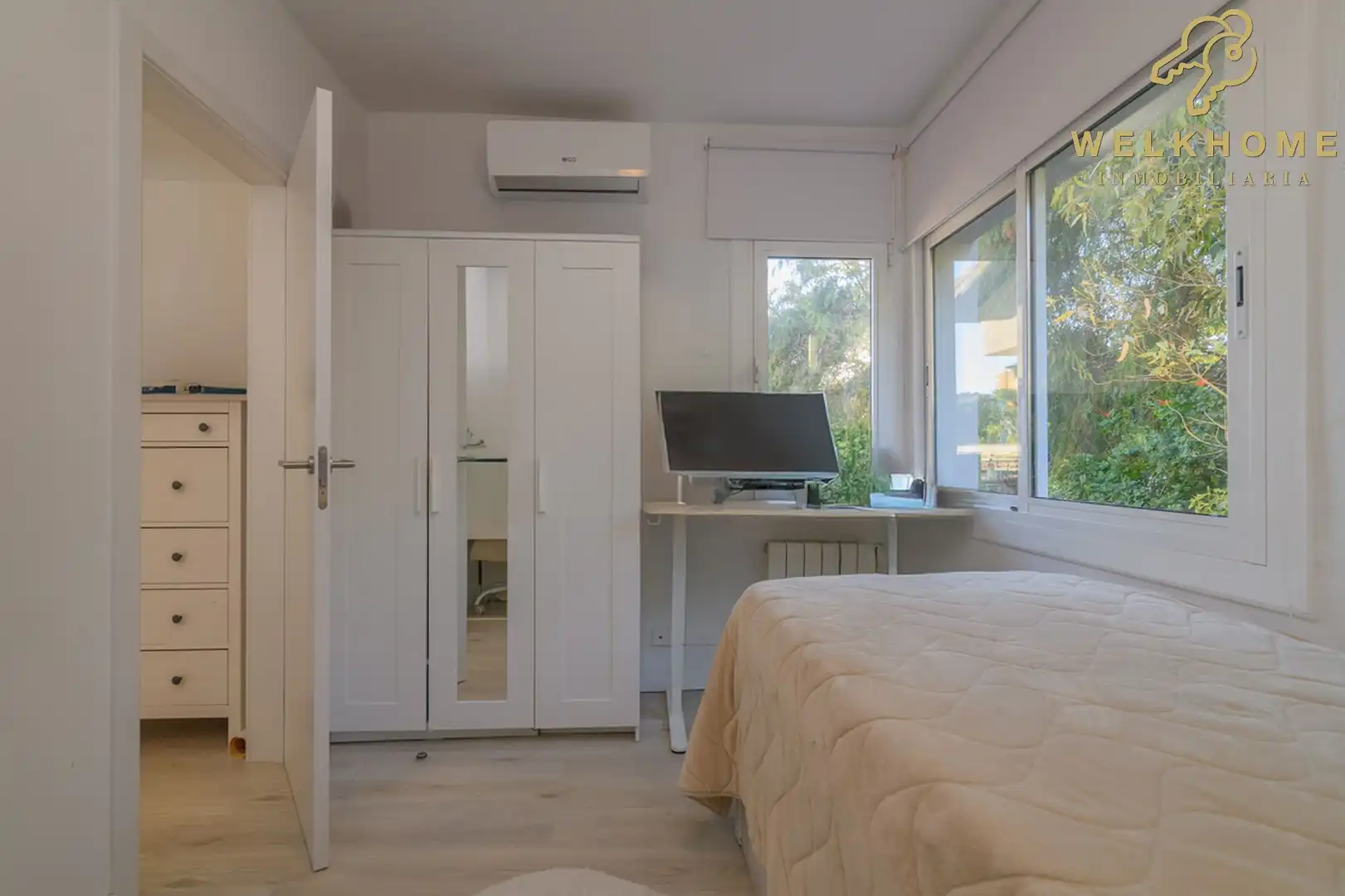 Bedroom of Houses for rent in Castelldefels  with Air Conditioner, Heating and Private garden