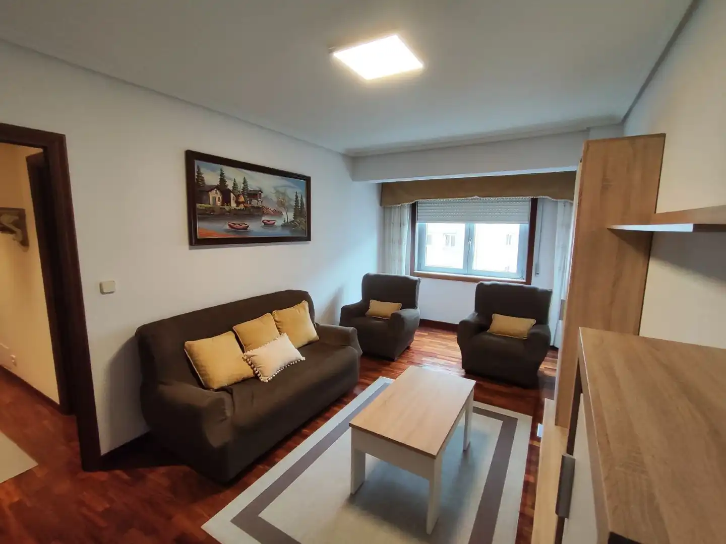 Living room of Flat for rent in A Coruña Capital   with Heating and Furnished