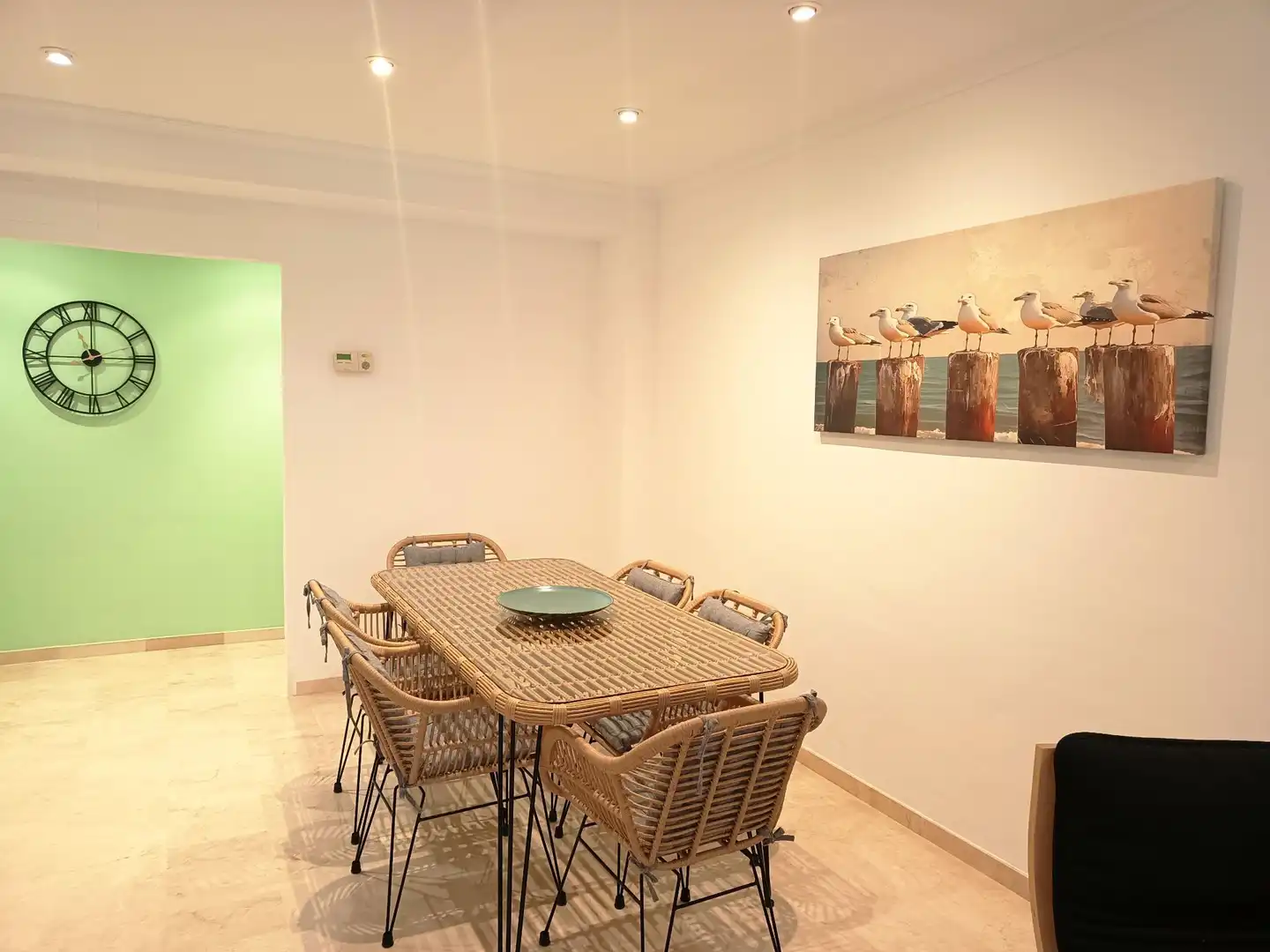 Comedor de Apartamento de alquiler en Jávea / Xàbia con Aire acondicionado, Calefacción y Jardín privado