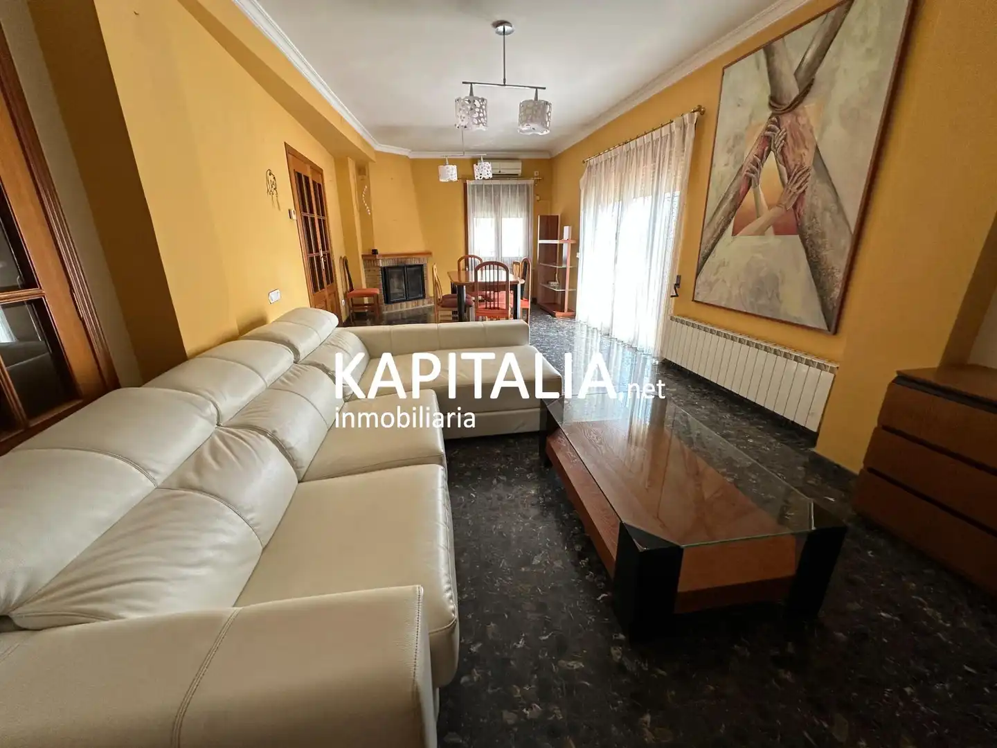Sala de estar de Finca rústica en venta en El Palomar con Calefacción, Terraza y Trastero