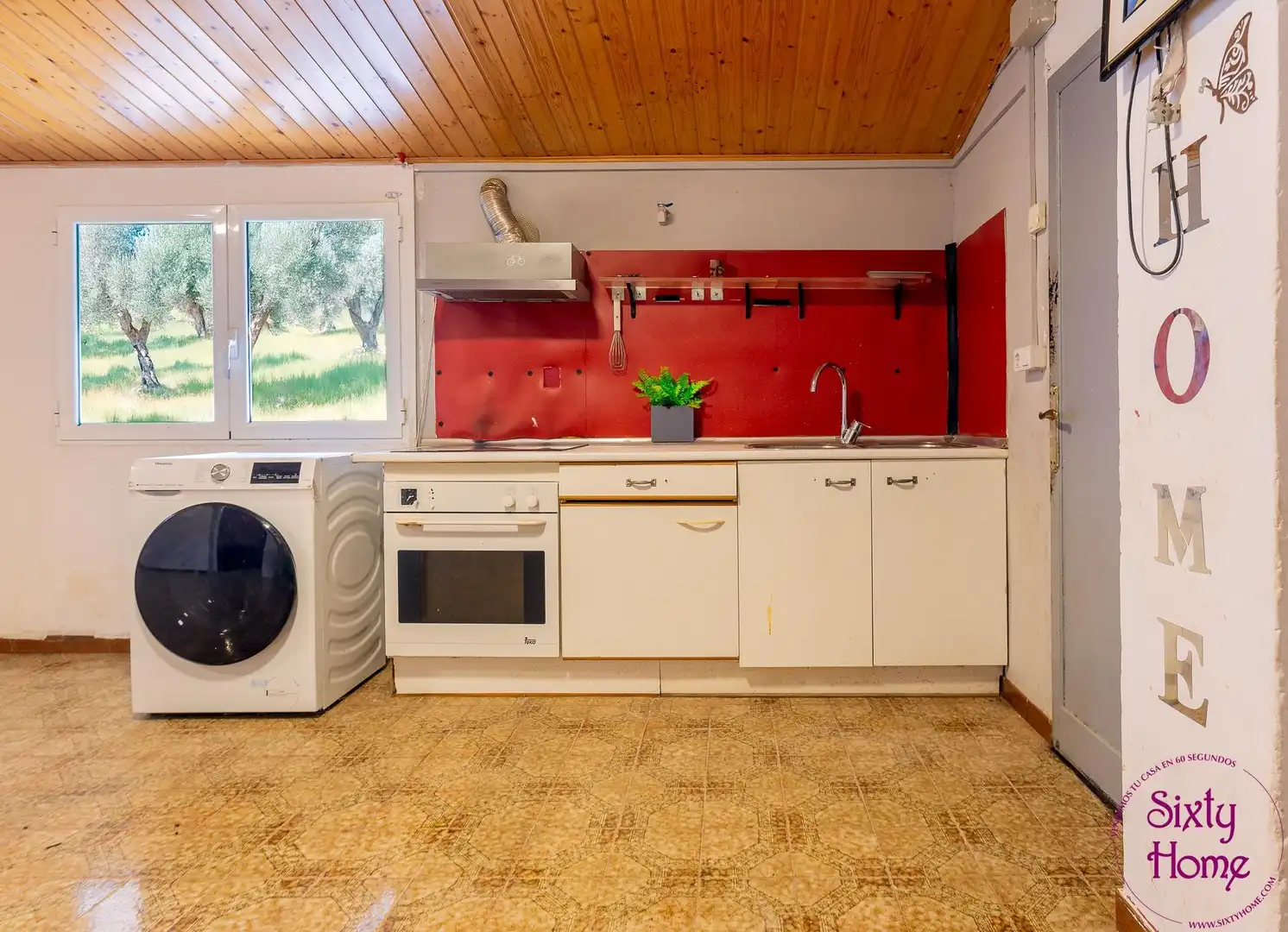 Kitchen of Houses for sale in Zaragoza  with Heating, Private garden and Terrace