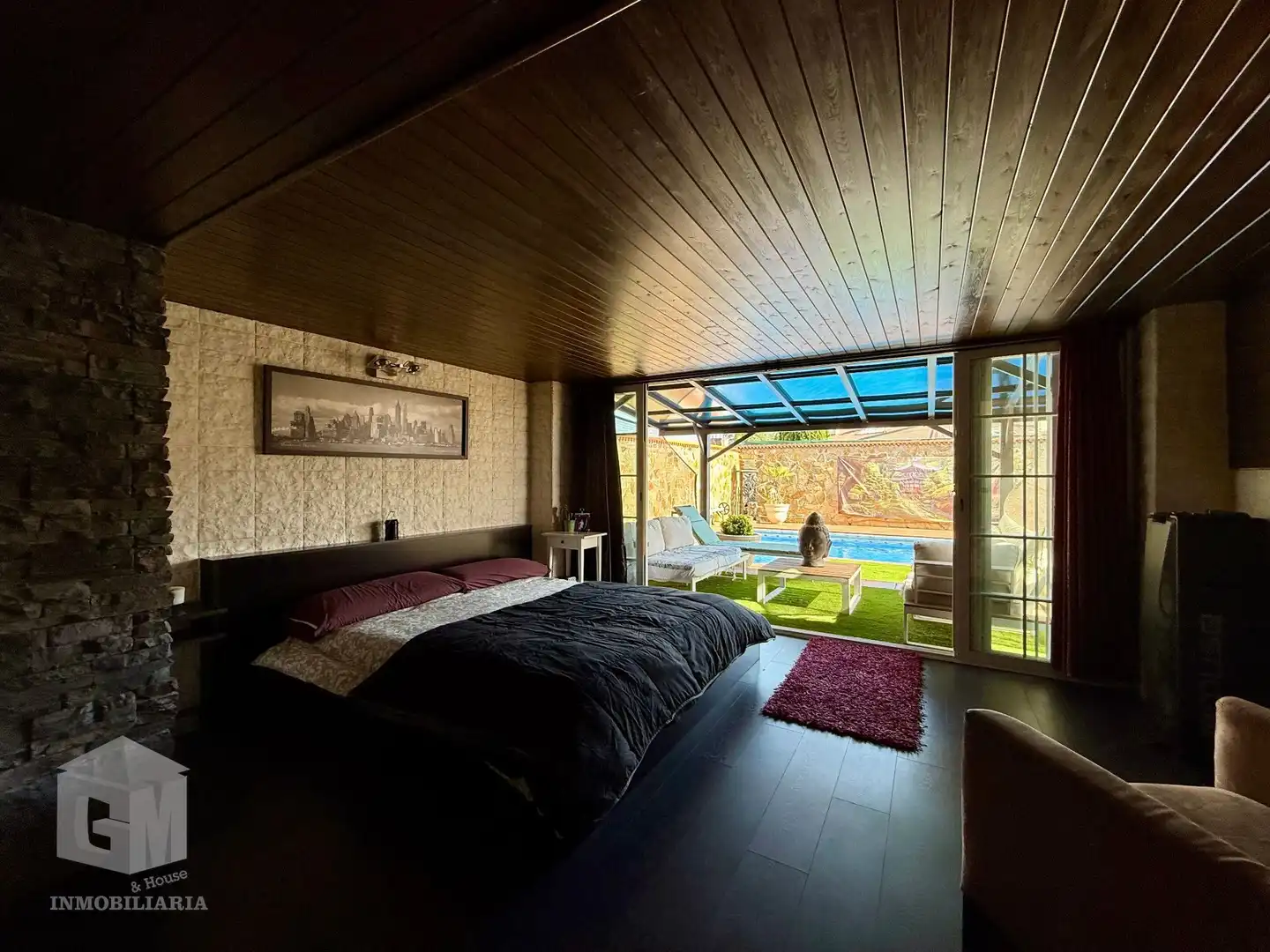 Bedroom of Detached homes for sale in Arroyomolinos (Madrid)  with Air Conditioner, Heating and Private garden