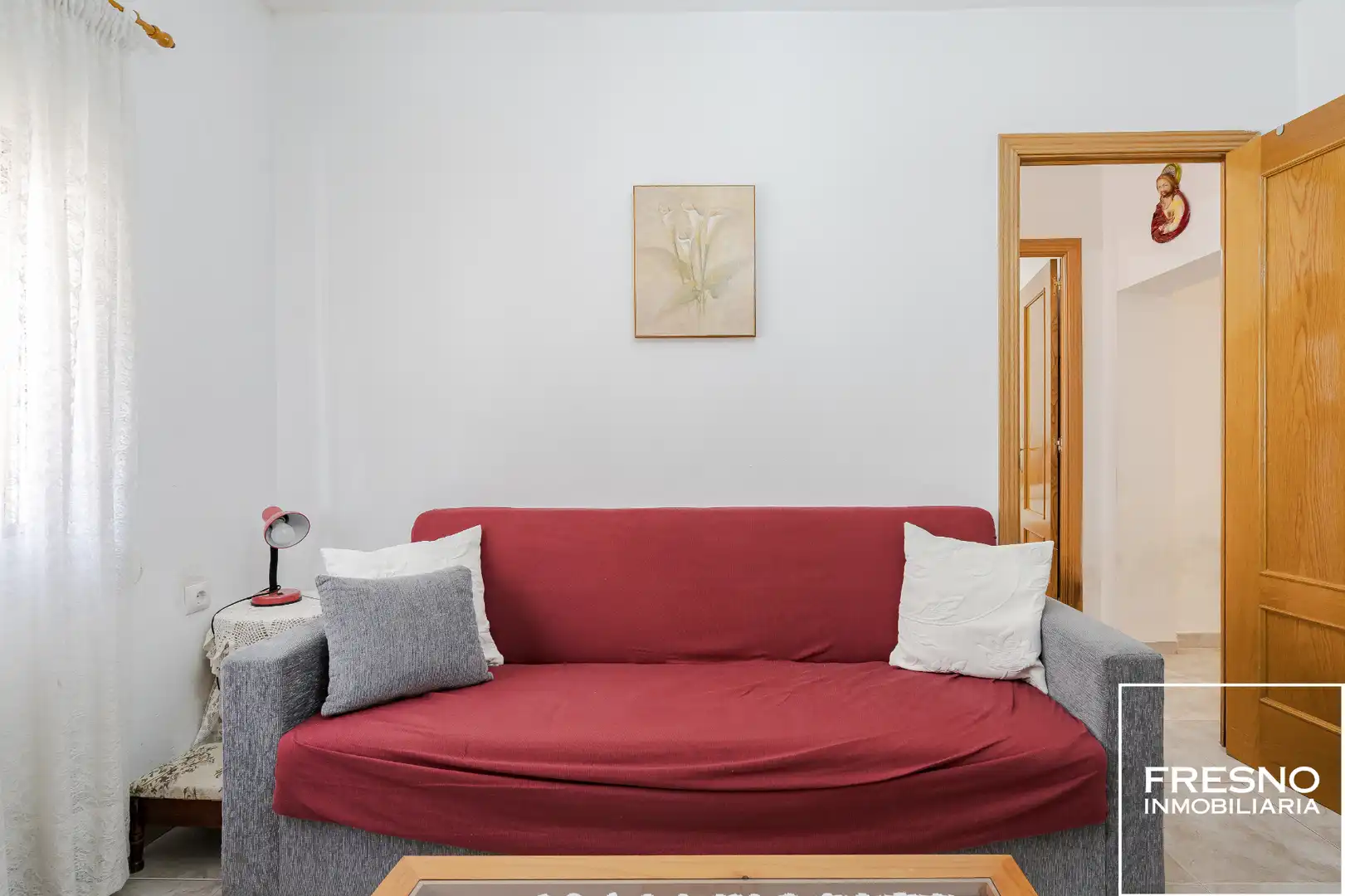 Sala d'estar de Casa adosada en venda en Cobeña amb Calefacció, Jardí privat i Terrassa