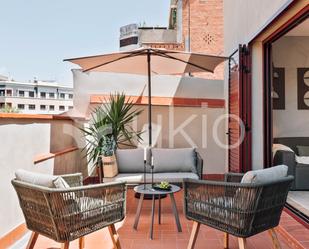 Terrassa de Apartament de lloguer en  Barcelona Capital amb Aire condicionat i Terrassa