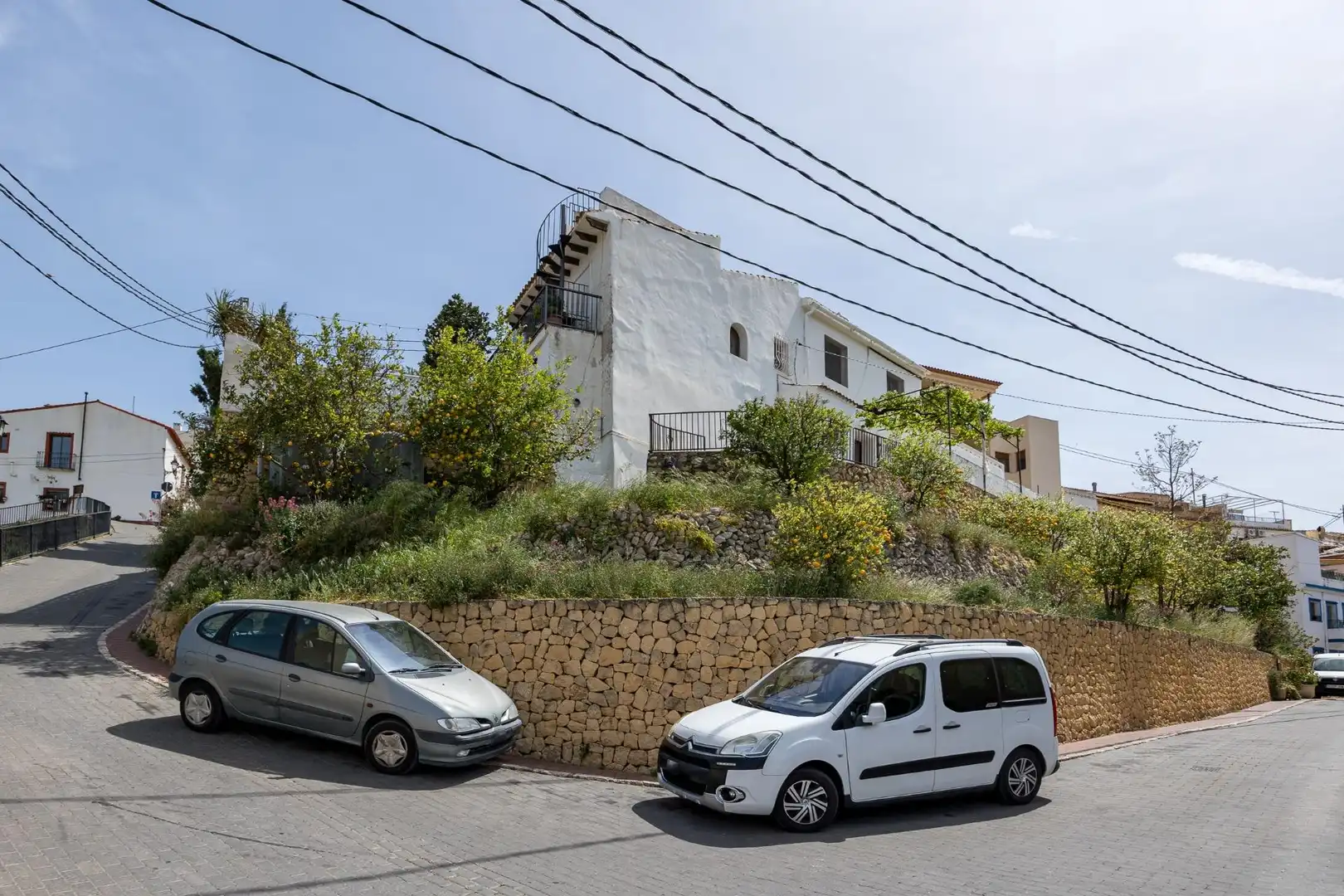 Vista exterior de Finca rústica en venda en Polop amb Traster