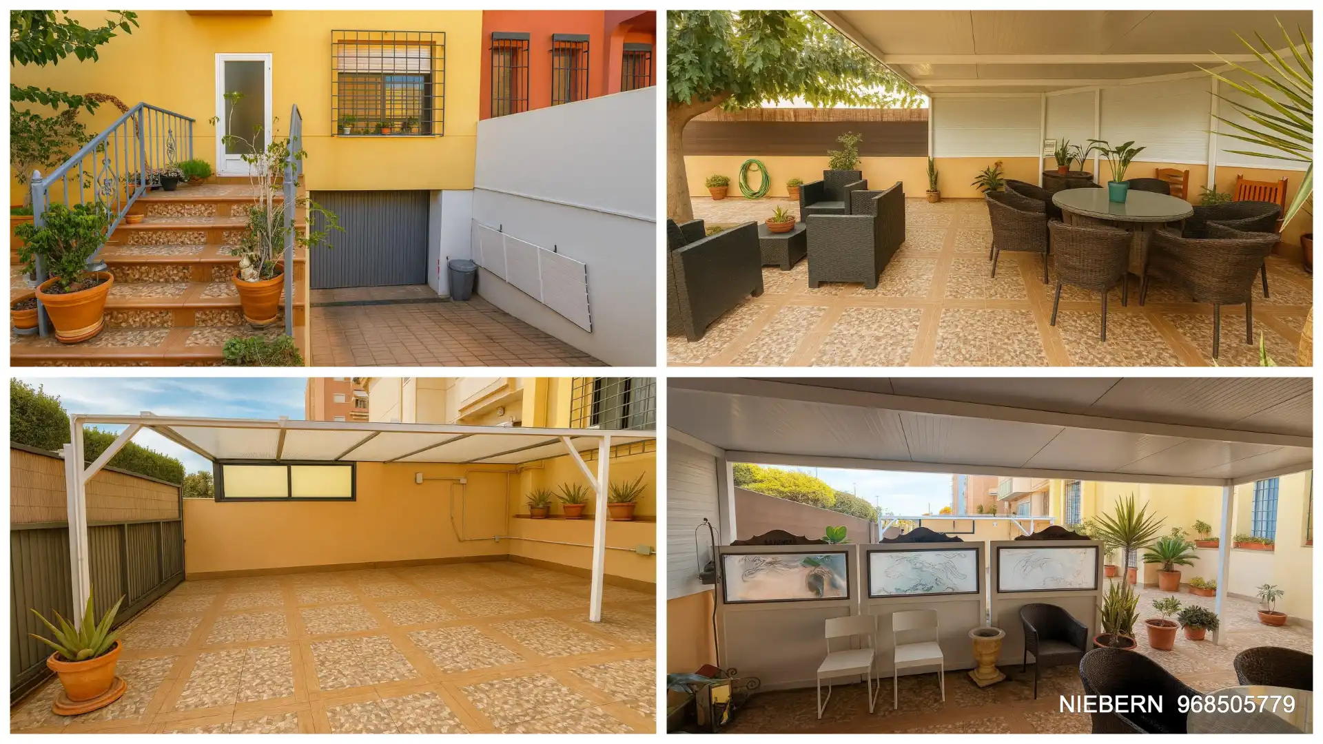 Terrassa de Casa o xalet en venda en Cartagena amb Aire condicionat, Calefacció i Jardí privat
