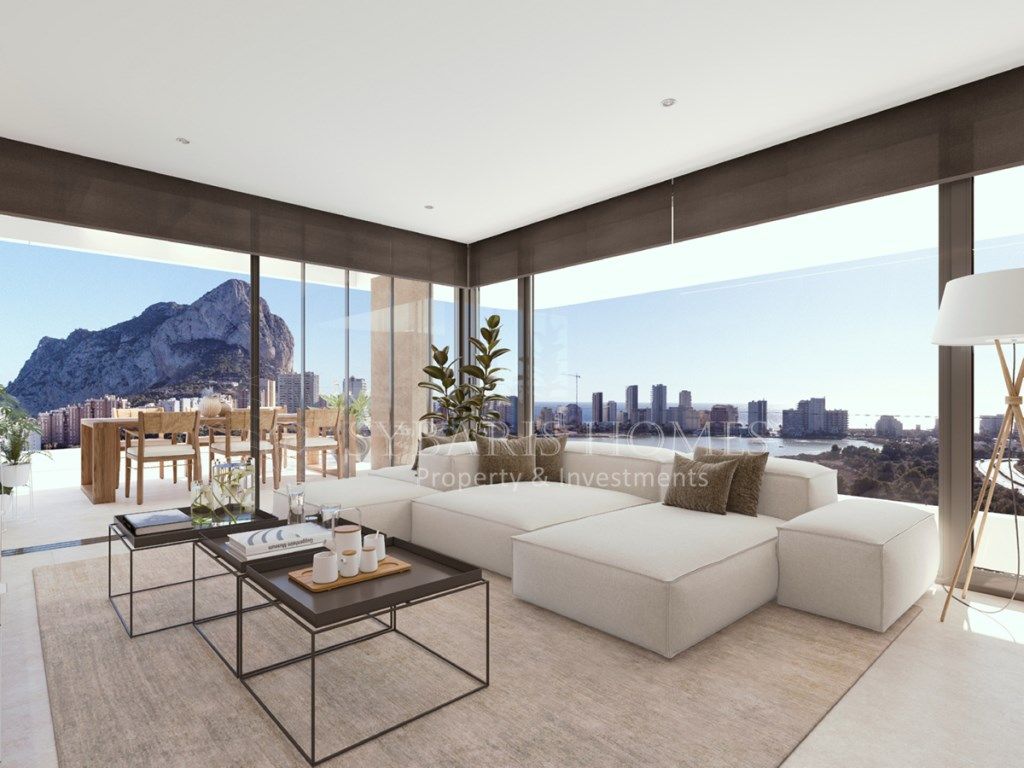 Living room of Apartment for sale in Calpe / Calp