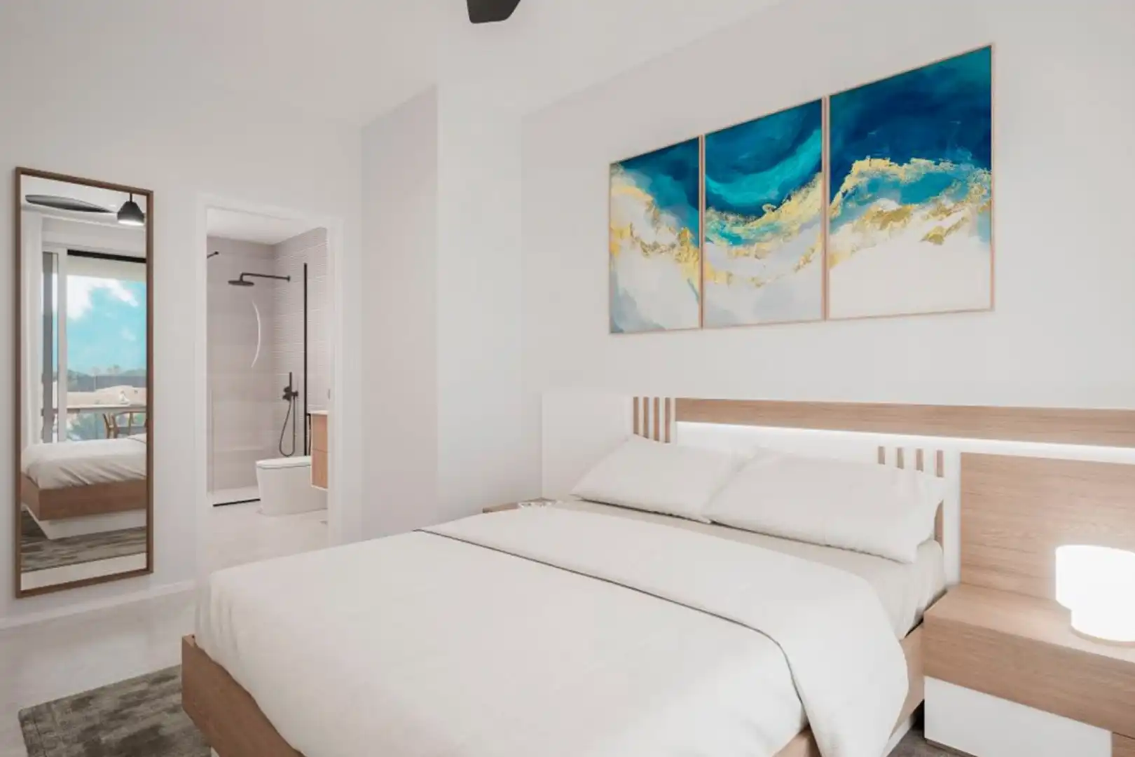 Bedroom of Flat for sale in Los Alcázares  with Air Conditioner, Private garden and Terrace