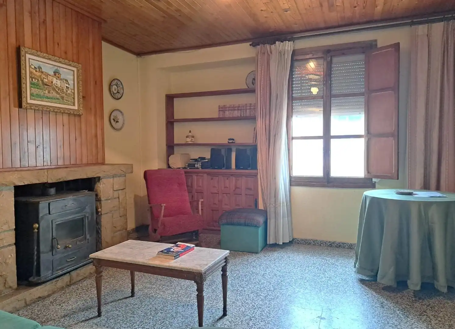 Sala d'estar de Casa o xalet en venda en Requena amb Terrassa i Balcó