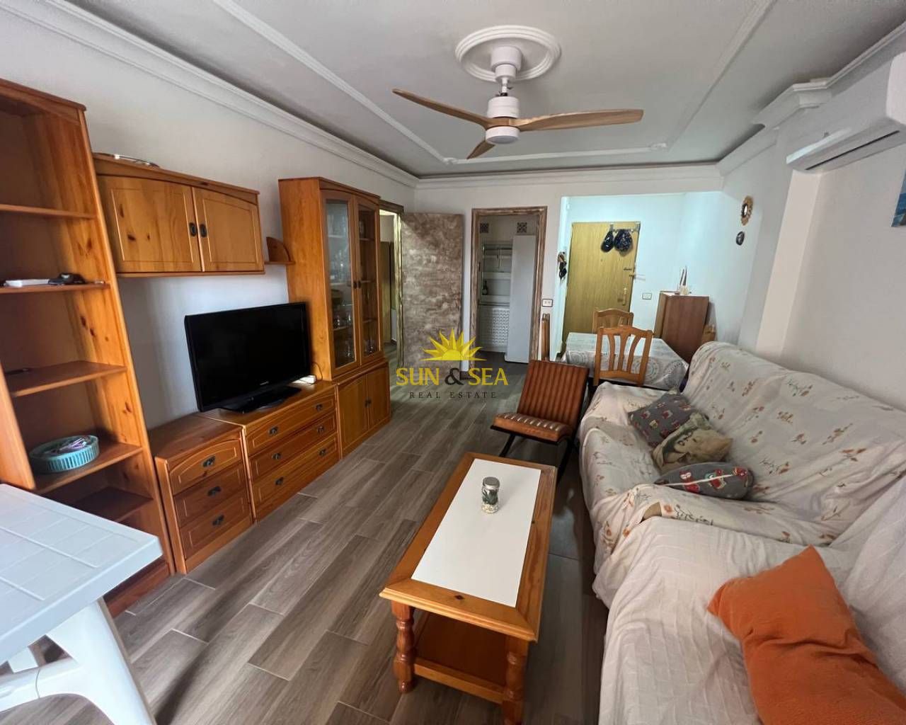 Living room of Flat to rent in San Javier  with Air Conditioner, Terrace and Furnished
