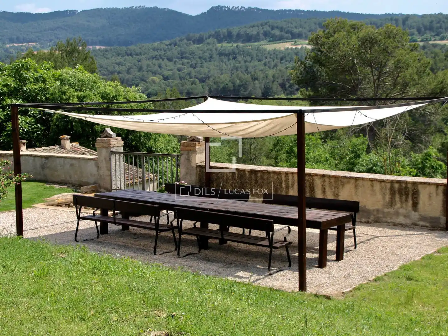 Terrace of Country homes for sale in La Torre de Claramunt  with Air Conditioner, Heating and Private garden