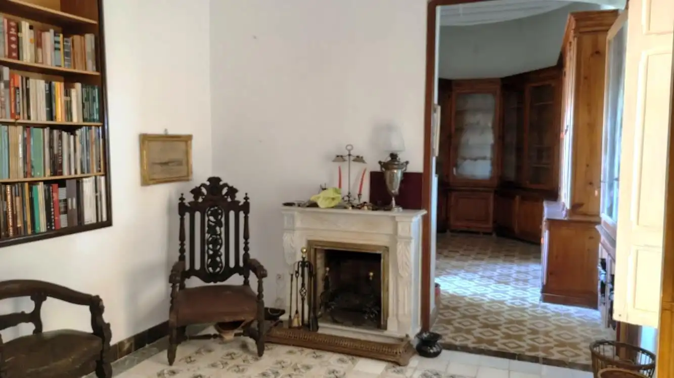 Sala d'estar de Finca rústica en venda en Villajoyosa / La Vila Joiosa amb Terrassa i Balcó