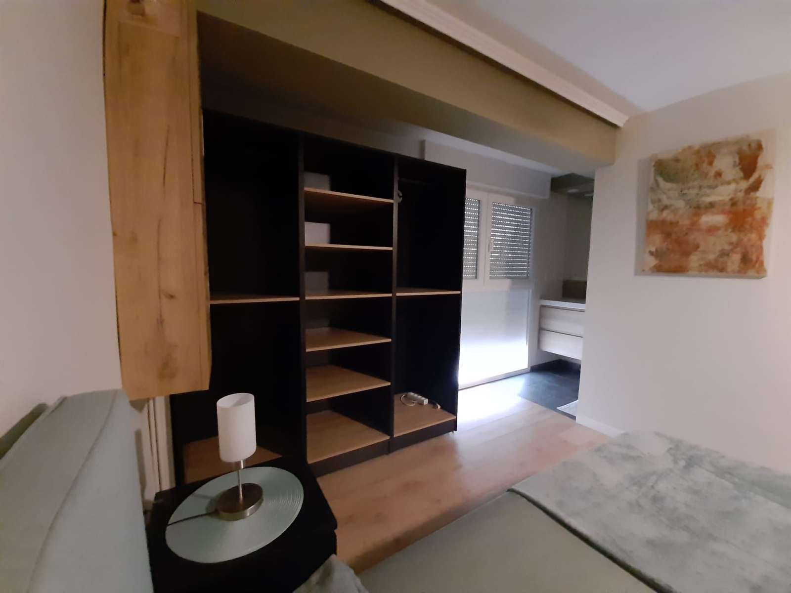 Bedroom of Flat to share in  Valencia Capital  with Air Conditioner, Heating and Terrace