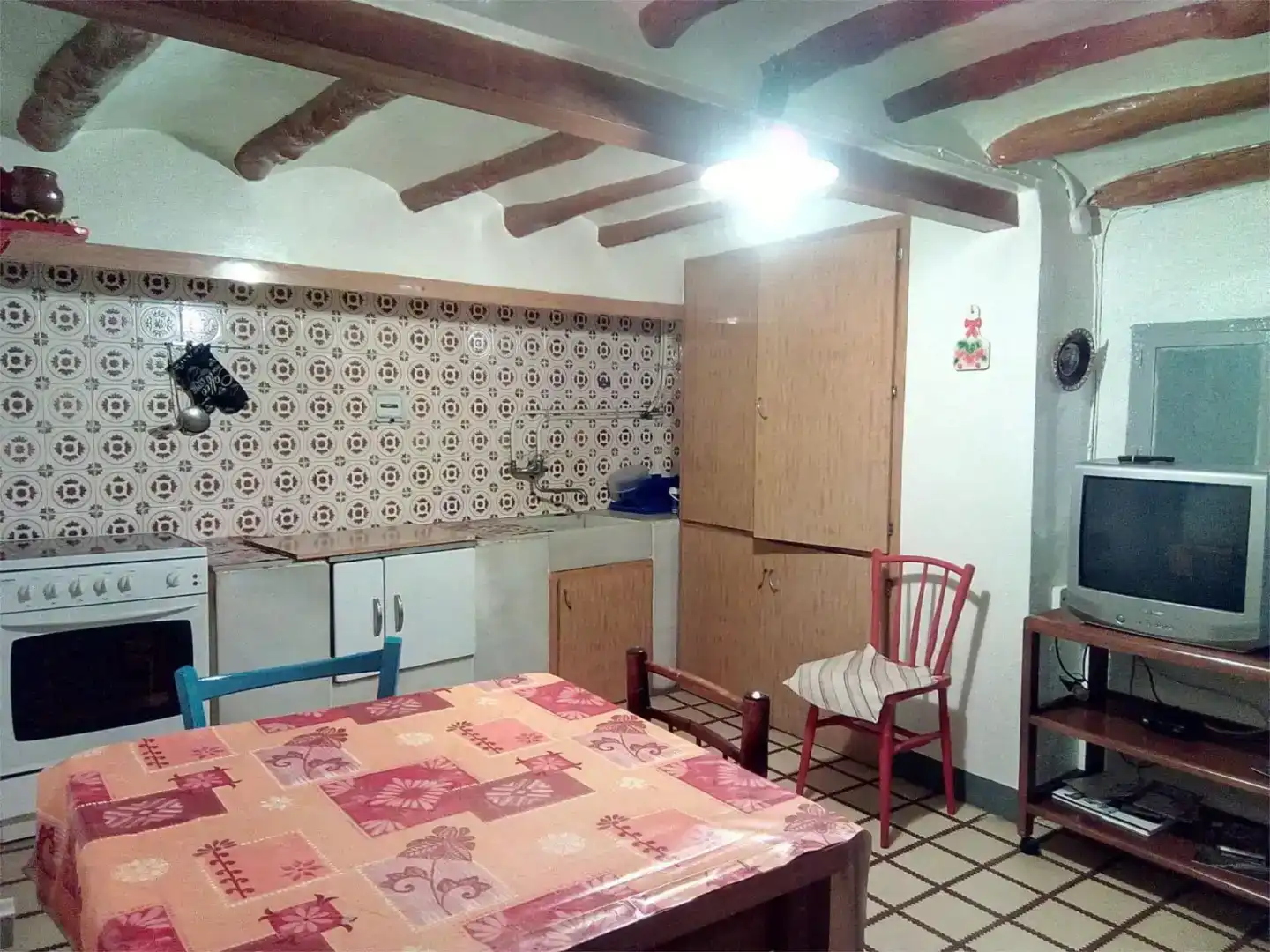 Cocina de Casa adosada en venta en Alcorisa con Trastero, Amueblado y Balcón