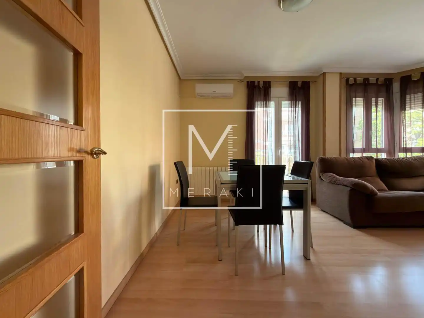 Dining room of Apartments for rent in Albacete  with Air Conditioner, Heating and Furnished
