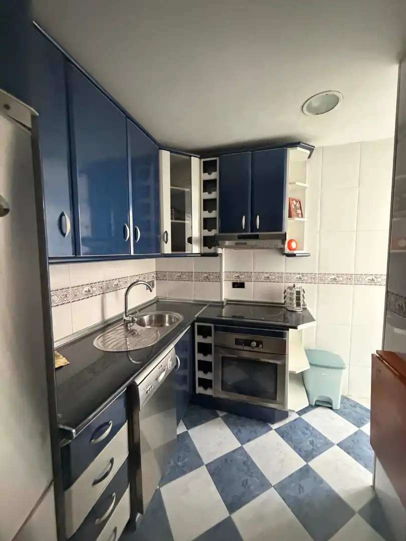 Kitchen of Flat for sale in Jaén  with Air Conditioner, Furnished and Balcony