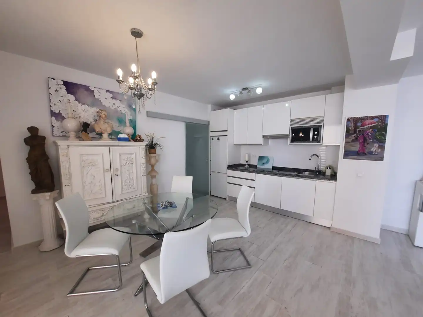 Küche von Maisonette zum Verkauf in Torremolinos mit Klimaanlage und Terrasse