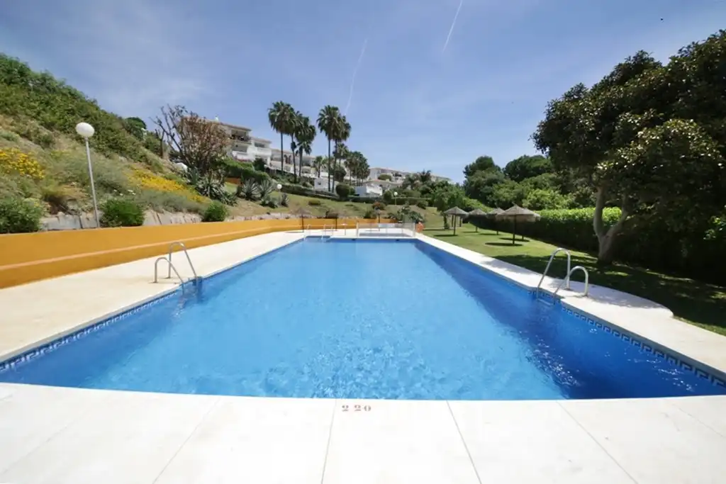 Schwimmbecken von Wohnung zum Verkauf in Mijas mit Terrasse, Möbliert und Waschmaschine