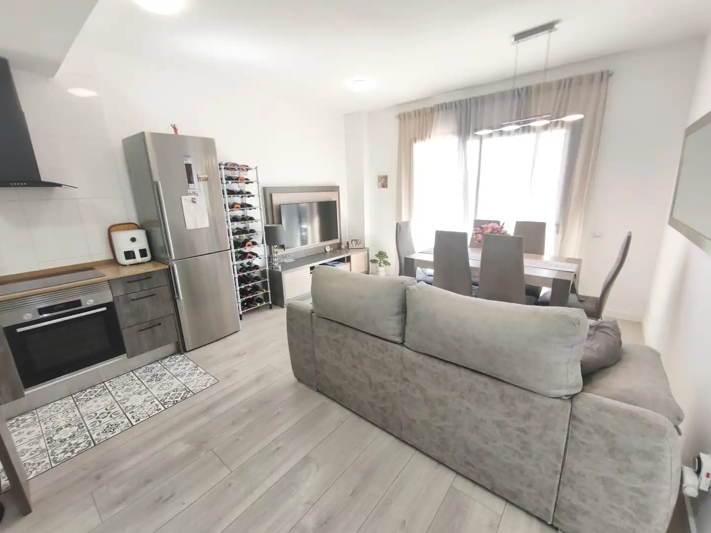 Sala de estar de Piso en venta en Terrassa con Aire acondicionado, Parquet y Alarma