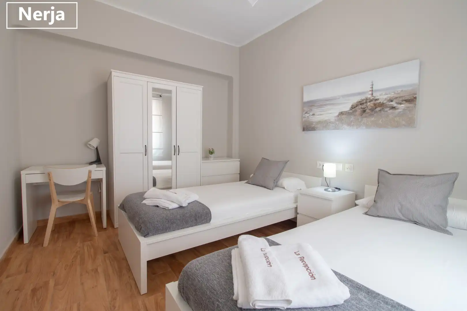 Bedroom of Flat for share in Málaga  with Air Conditioner, Heating and Terrace