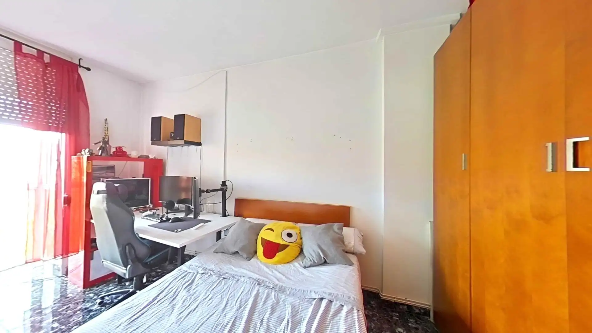 Schlafzimmer von Wohnung zum Verkauf in Sabadell mit Heizung, Parkett und Balkon